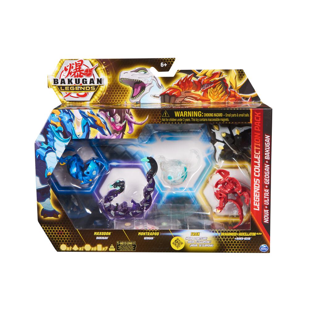 Legends Collection Pack - Maxodon, Montrapod, Trox and Dragonoid x Auxiliator Ultra