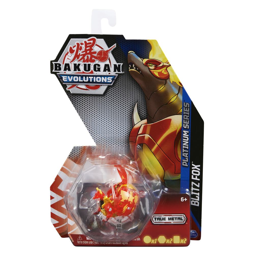 Platinum Series Bakugan Single Pack - Pyrus Blitz Fox