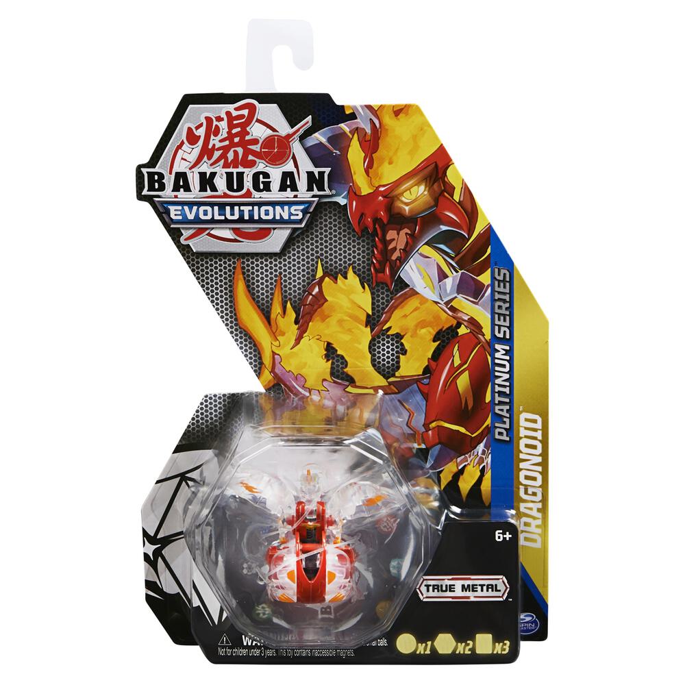 Platinum Series Bakugan Single Pack - Diamond Pyrus Dragonoid