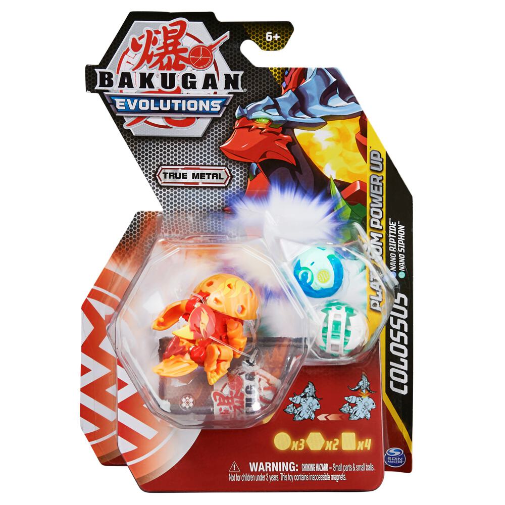 Bakugan Platinum Power Up Pack - Pyrus Platinum Power Up Colossus