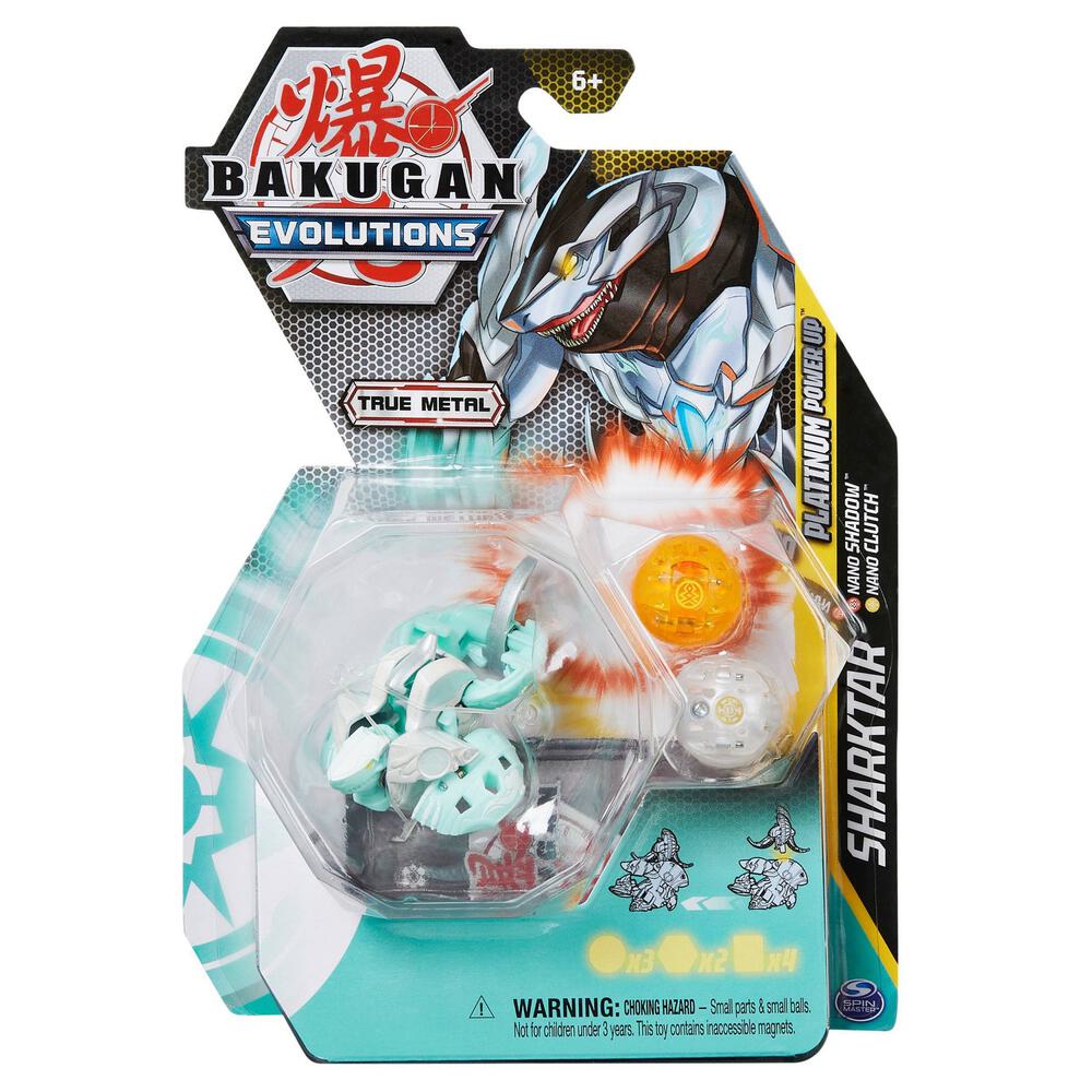 Bakugan Platinum Power Up Pack - Haos Platinum Power Up Sharktar
