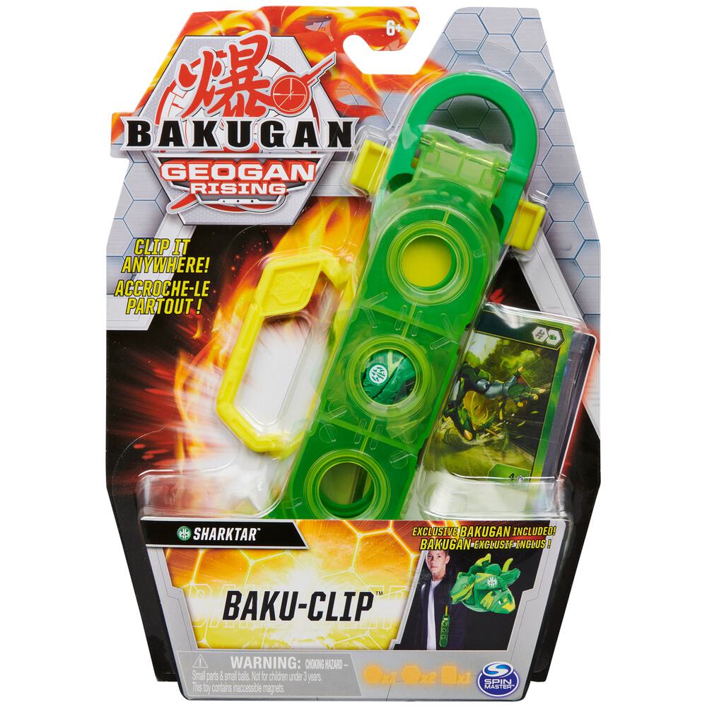 Bakugan Geogan Rising Baku-Clip - Ventus Sharktar